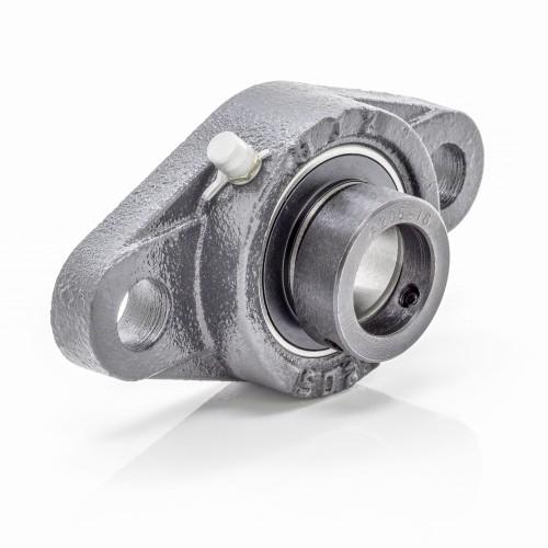 HCFL201 - Cast Iron - 12 mm 2-Bolts Flange Unit HCW201 + FL203