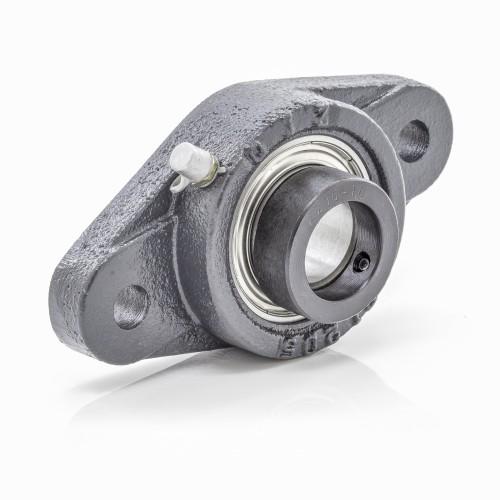 SAFL205-16 - Cast Iron - 1 in 2-Bolts Flange Unit SA205-16G + FL205