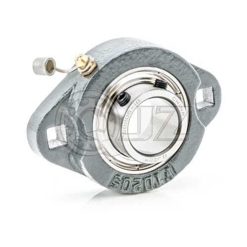 SBFTD205-16 - Cast Iron - 1 in 2-Bolt Flange Unit SB205-16G + FTD205